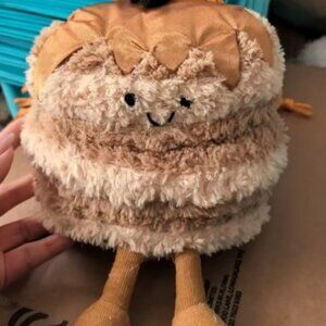 Jelly cat Amuseables Fran Pancakes Soft Plush Toy W/Dust Bag Birthday Gift USA